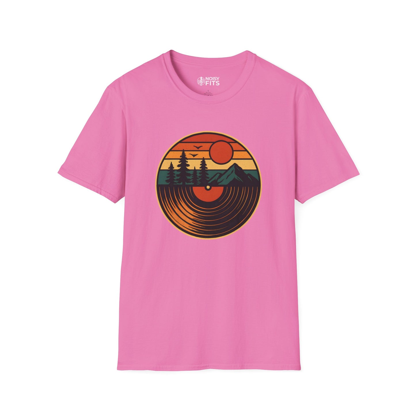 Vinyl Retro Sunset T-Shirt