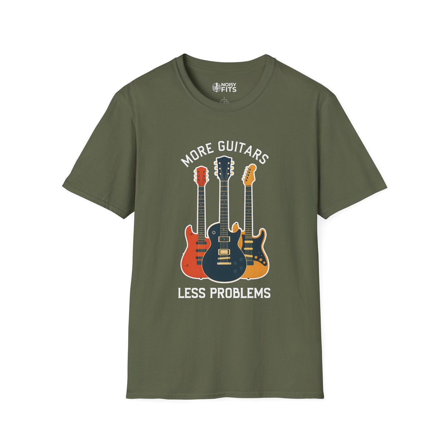 More Guitars Less Problems T-Shirt