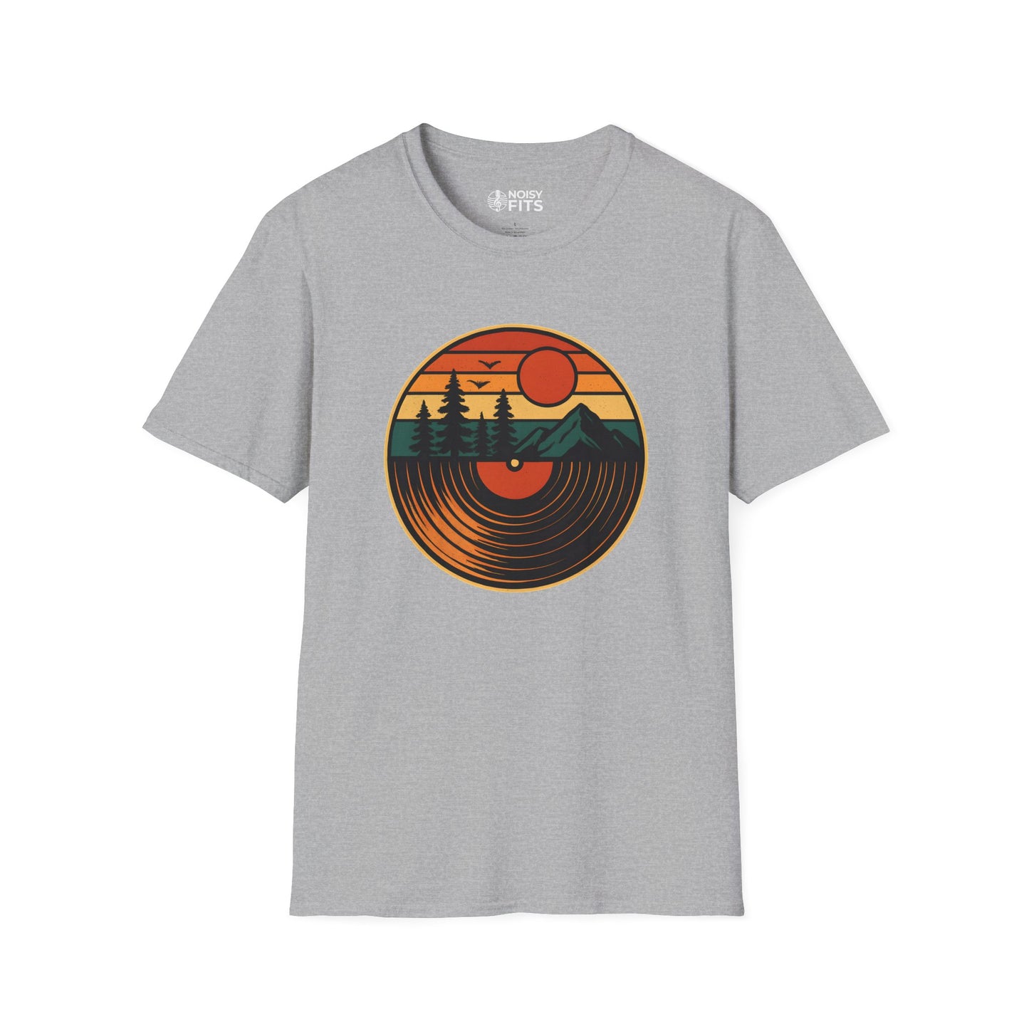 Vinyl Retro Sunset T-Shirt