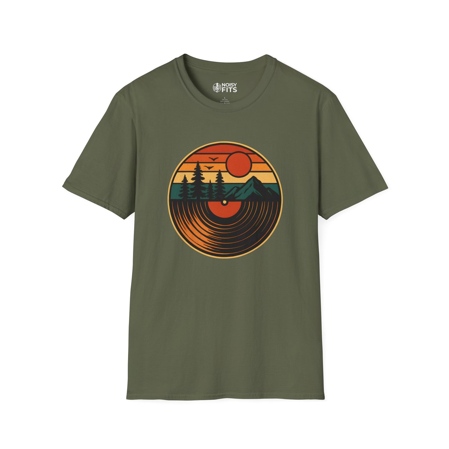 Vinyl Retro Sunset T-Shirt