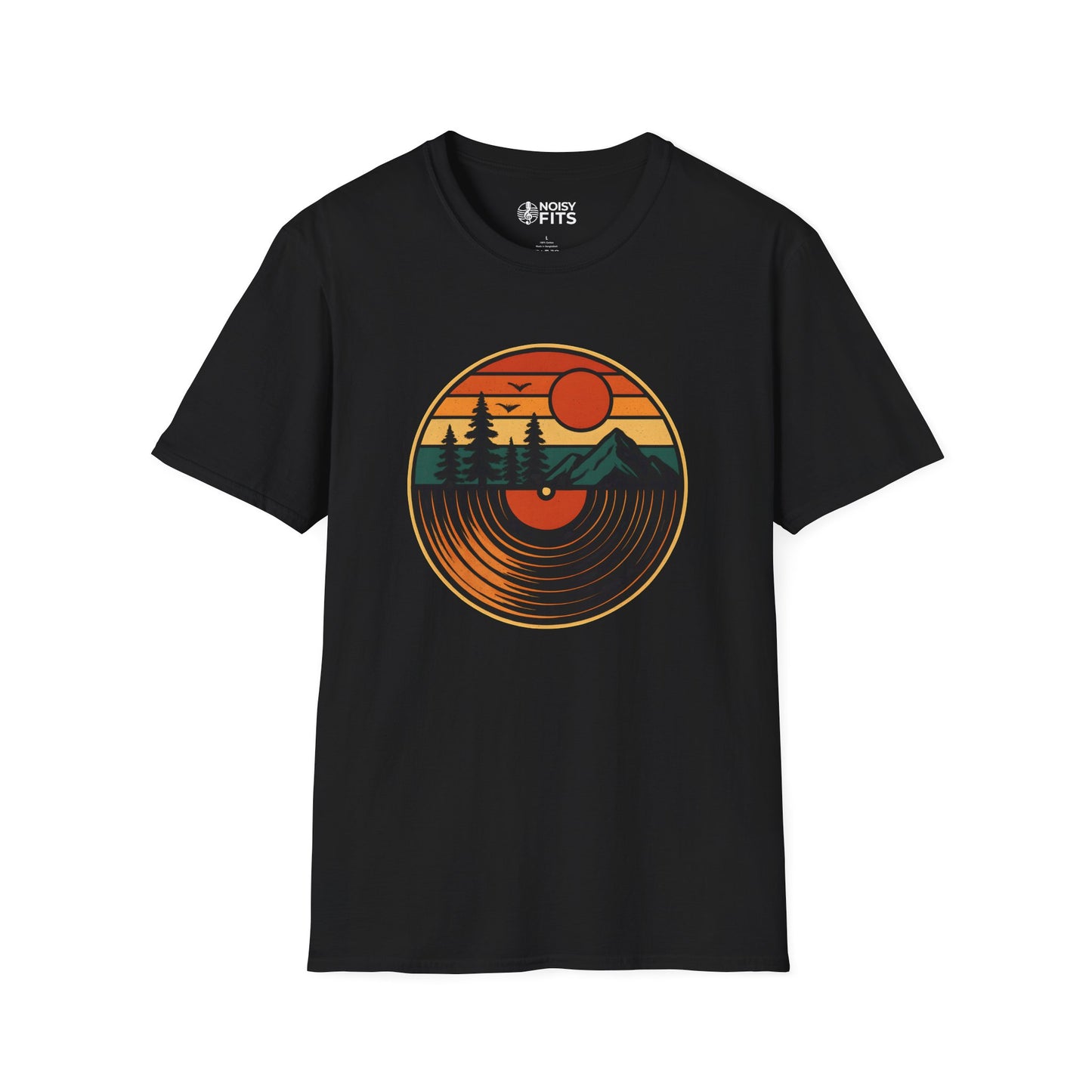 Vinyl Retro Sunset T-Shirt