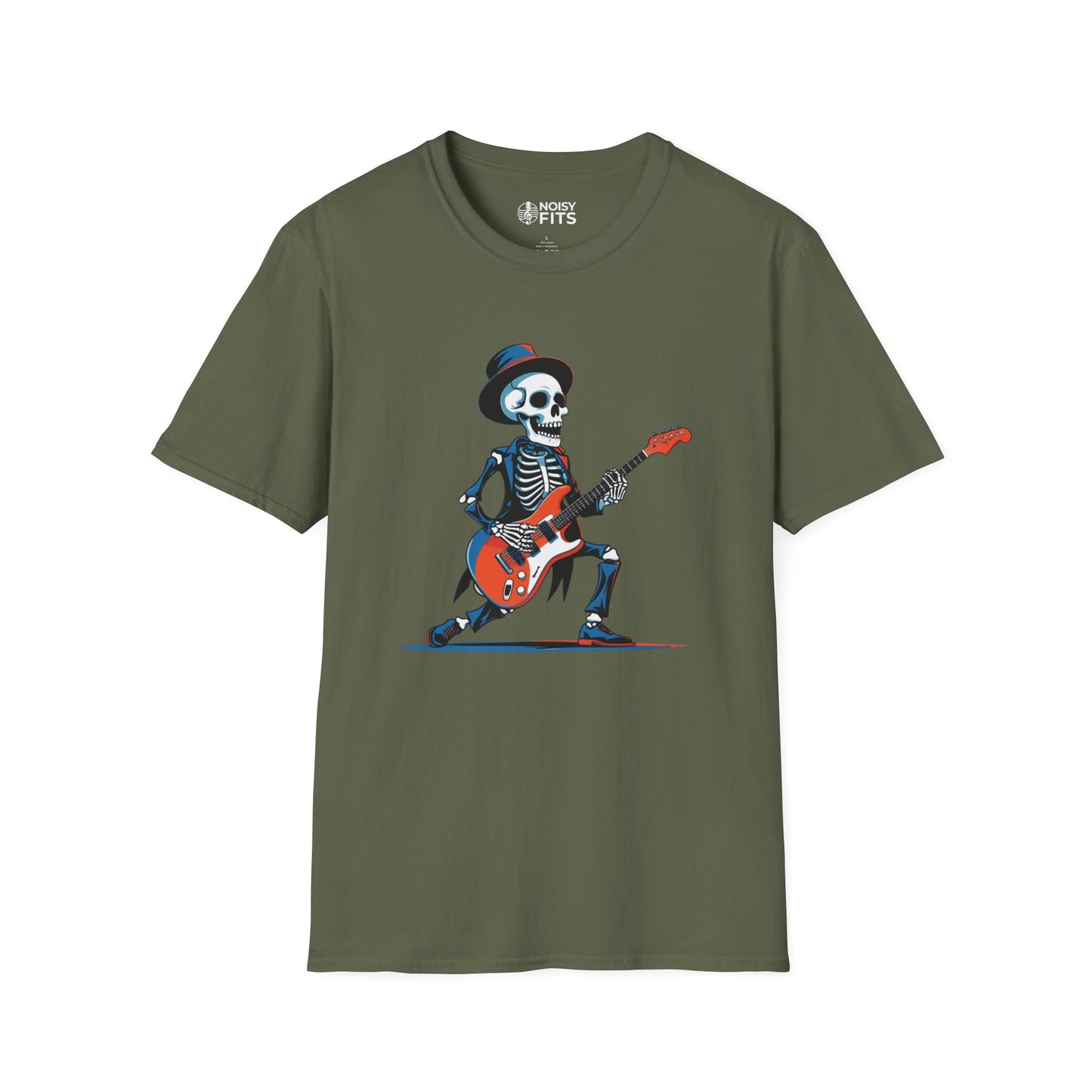 Skeleton Playing Guitar T-Shirt