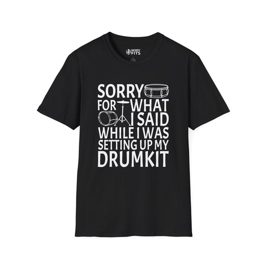 Drum Setup Apology T-Shirt