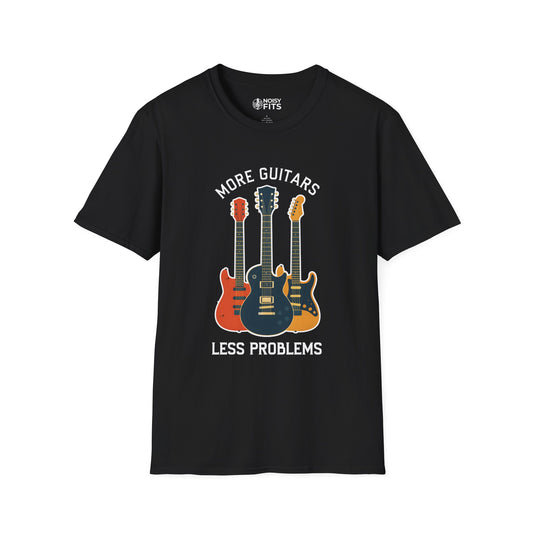 More Guitars Less Problems T-Shirt