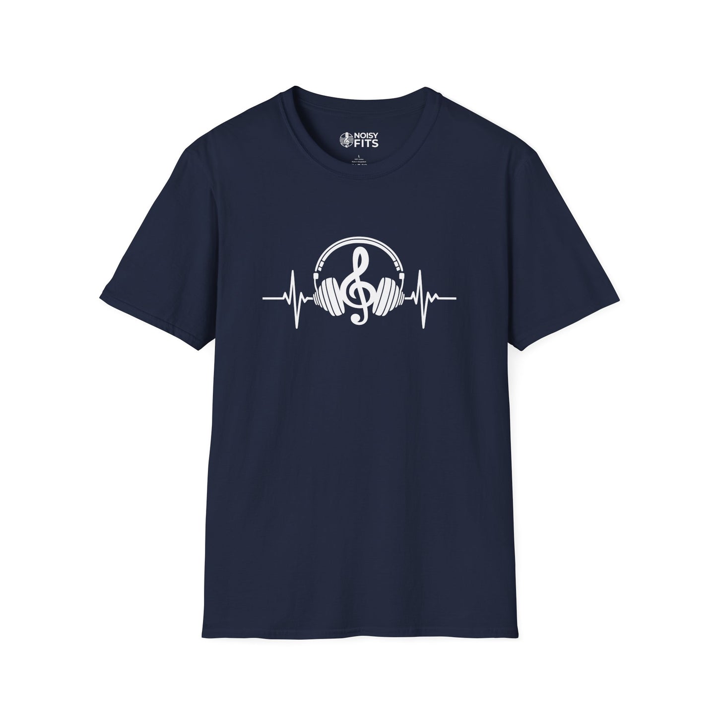 Treble Headphones Heartbeat T-Shirt
