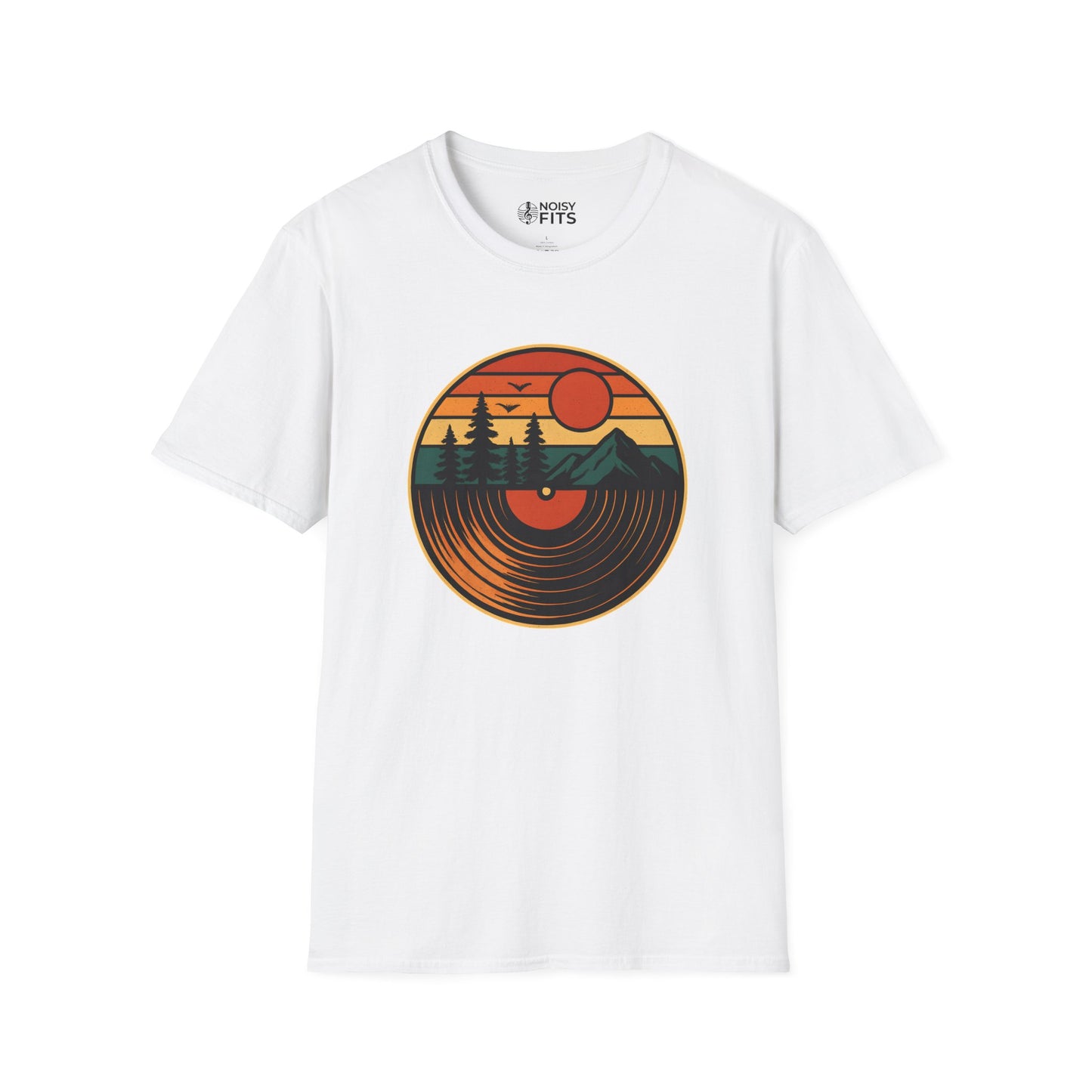 Vinyl Retro Sunset T-Shirt