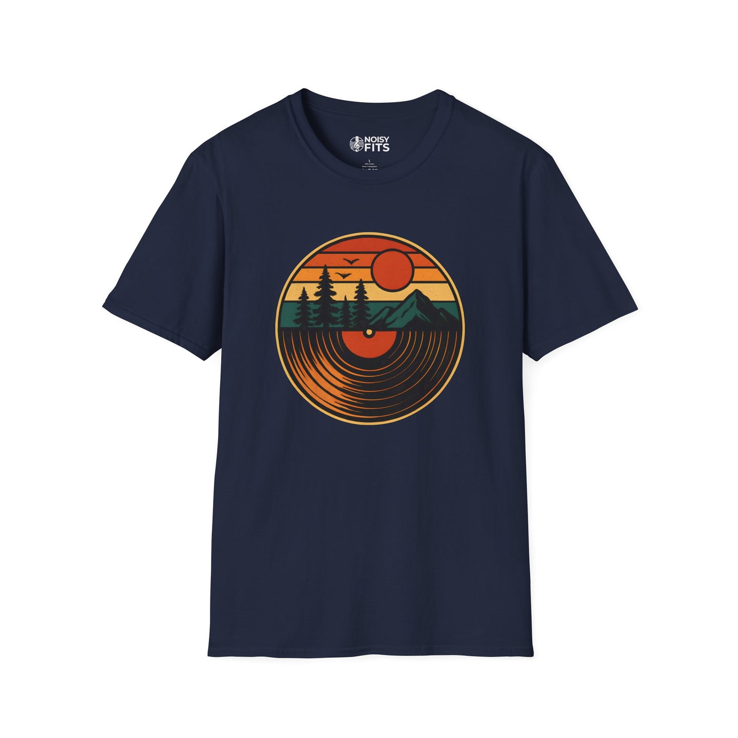 Vinyl Retro Sunset T-Shirt